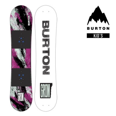 BURTON バートン スノーボード 板 22-23 KIDS GROM PURPLE Flat Top