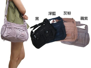 ~雪黛屋~MARTINCOCK 斜背中容量主袋+外袋共五層尼龍布水瓶外袋耐用大齒拉鍊MW2009