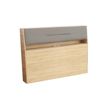 本木-伊姆 收納掀枕床頭-單大3.5尺梧桐