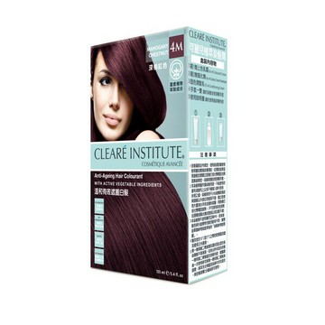 #人本有機# CLEARÉ可麗兒植萃染髮劑(4M深棕紅色)