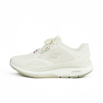 Skechers 思克威爾 Go Walk Workout [125137WNAT] 女 慢跑鞋 寬楦 跑鞋 米]白
