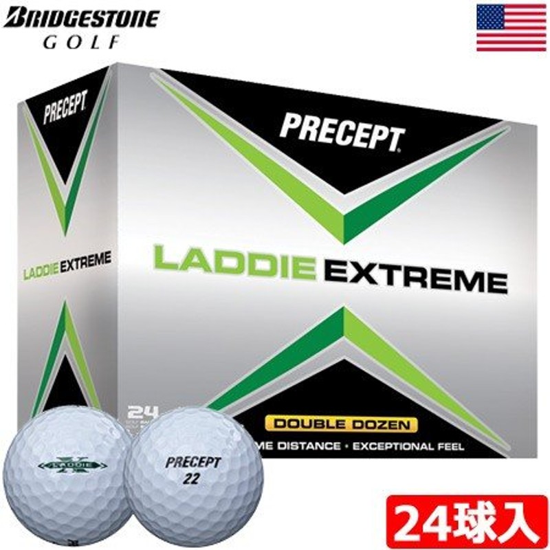 ブリヂストンゴルフ BRIDGESTONE GOLF プリセプト PRECEPT 2017 LADDIE EXTREME (ラディ エクストリーム)  ボール 24球入(2ダース分)(USA直輸入品) USモデル 通販 LINEポイント最大0.5%GET | LINEショッピング