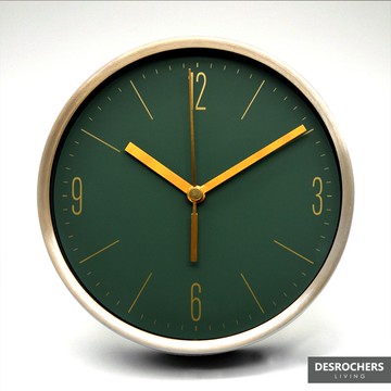 Desrochers｜AONI靜音壁桌鐘 16cm 森林系美好時光時鐘 壁鐘 桌鐘 兩用型 數字 台灣製造