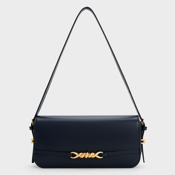 Henrietta 扭轉金屬腋下包