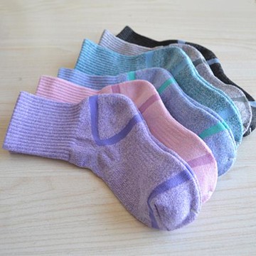 新款女襪 秋冬加厚毛巾底女生運動襪子 棉質并線中筒健身跑步短襪