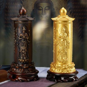 銅不空絹索觀音像菩薩佛像舍利塔家居佛堂供奉佛具用品禮品擺件