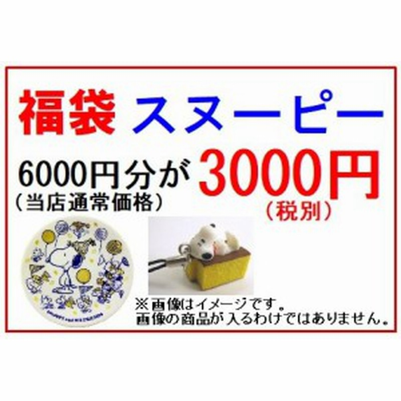 福袋 スヌーピー 6000円分が3000円 税別 通販 Lineポイント最大1 0 Get Lineショッピング