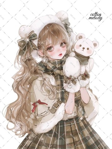 original sticker no.7462 人物貼紙 原創貼紙 人物貼紙 女孩貼紙 原創人物貼紙