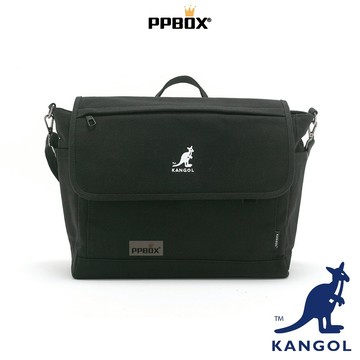 KANGOL 袋鼠 側背硬挺郵差包 限定款 【65558707】 時尚 書包 側背包 兩用側背包 包包 日韓穿搭