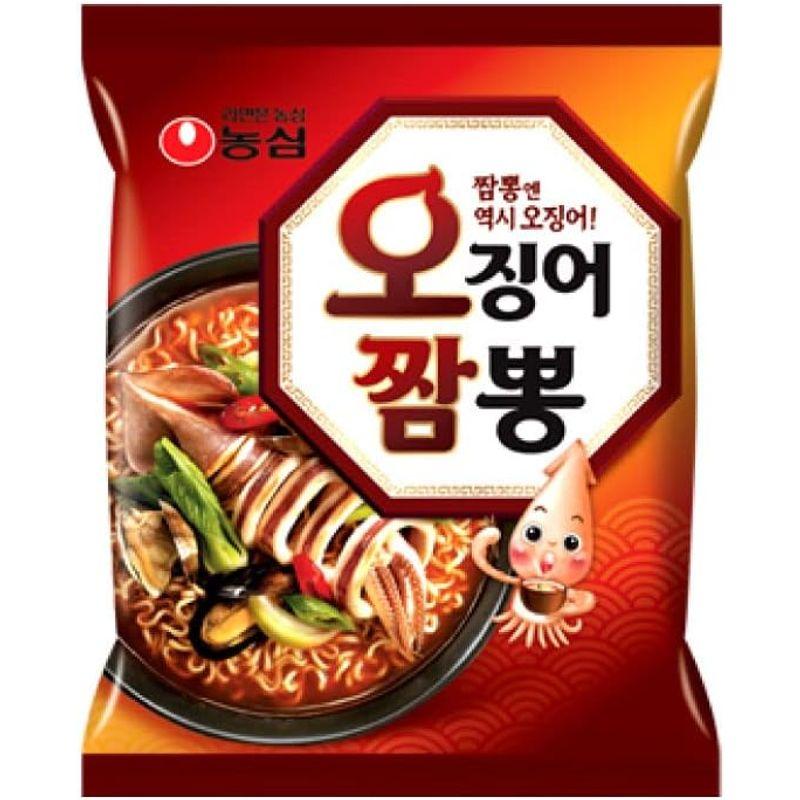 韓国食品-ラーメン 韓国のラーメン イカの味が効いた韓国式チャンポンラーメン イカチャンポン 1Box(40個入り)