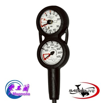 台灣現貨/台灣精品潛水/雙錶(壓力+深度)-紫玉蘭- SAEKODIVE/6210