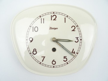 KIENINGER 德國復古廚房時鐘 – 復古壁掛時鐘，Junghans 風格