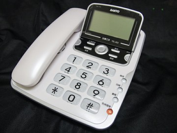 【TEL-822】《螢幕可直立》全新 三洋 SANYO TEL-822 來電顯示和弦鈴聲有線電話