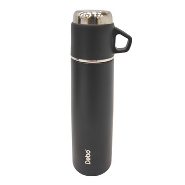 Debo 德鉑廚具 316不鏽鋼真空保溫杯  500ml 沈默黑  1個