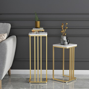 ??快速出貨?? 附發票 輕奢風玄關桌玄關臺現代簡約新中式大理石玄關柜靠墻鐵藝置物架