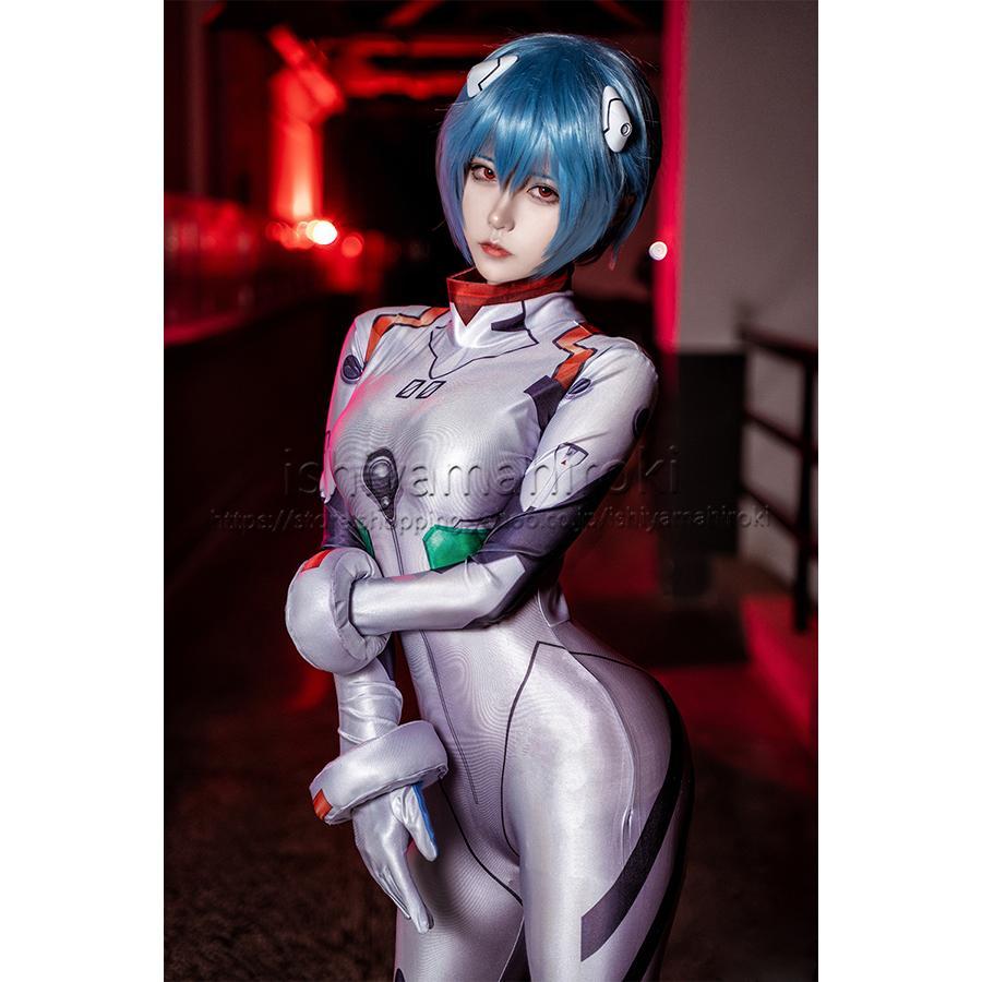 新世紀エヴァンゲリオン 綾波レイ プラグスーツ コスプレ衣装 - コスプレ