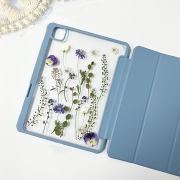 青青薰香手工押花iPad外殼 iPad Air 11寸 13寸 iPad Pro 11寸13
