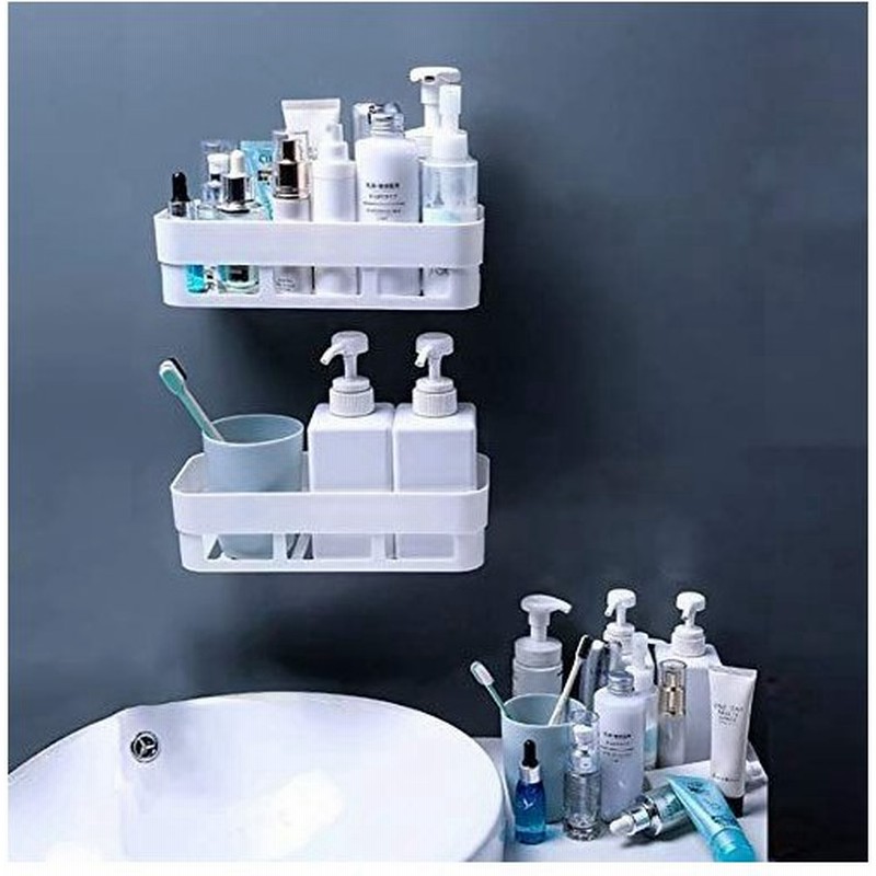 お風呂ラック Sisters 浴室用ラック 強力粘着固定 水切り 溢れ キッチン用ラック お風呂場 壁掛け 強力粘着テープ付き 穴不要 白 通販 Lineポイント最大0 5 Get Lineショッピング