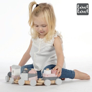 官方直營【Label Label】木質小火車-兩色可選