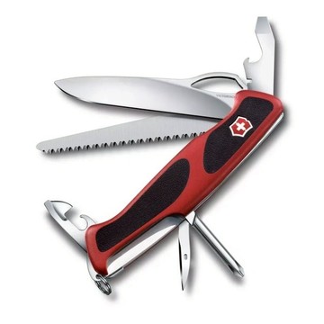 【Victorinox 瑞士維氏】瑞士刀 RANGER 78 M GRIP 7用刀 130mm【墊腳石】