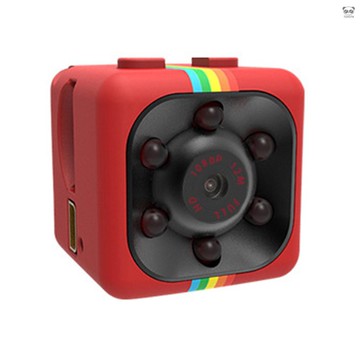 SQ11戶外運動DV小相機 1080p家用無光攝像頭a9攝像頭紅色(內置鋰電池)
