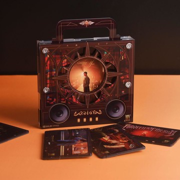 💥新品下殺💥周杰倫太陽之子NFC感應自動播放歌曲收音機磁帶造型亞克力冰箱貼