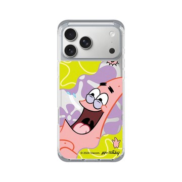 iPhone 17 Pro Max ClearX (MagSafe 兼容) 霜透灰 - 海綿寶寶 SpongeBob - 派大星哈哈哈