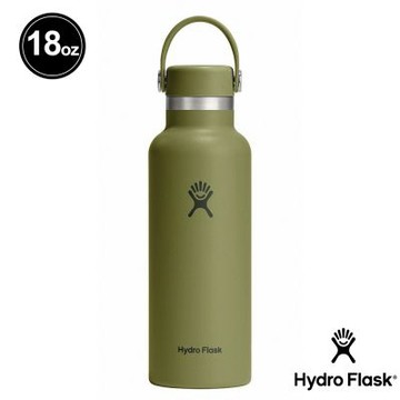 Hydro Flask 18oz/532ml 標準口 提環 保溫瓶 棕櫚綠