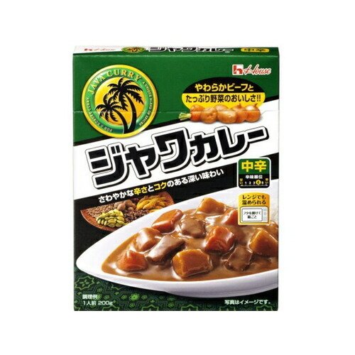 ハウス食品 ジャワカレー 中辛 ２００ｇ×20個