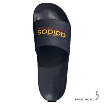 Adidas 拖鞋 男鞋 女鞋 柔軟 ADILETTE 深藍【運動世界】IE8946