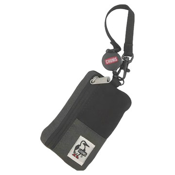 CHUMS Commuter Pass Case Sweat Nylon卡夾零錢包  NS  炭黑色