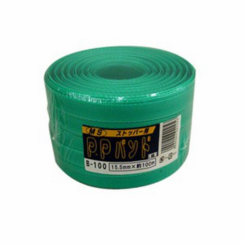 ストッパー用 ｐｐバンド １５ ５ｍｍｘ１００ｍ 緑 ホームセンター ｄｉｙ館 通販 Lineポイント最大1 0 Get Lineショッピング