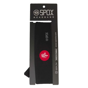 SPOX FLEX TIE 綁式運動頭帶 台灣製  不適用  黑色 + 紅色 + 白色  1條