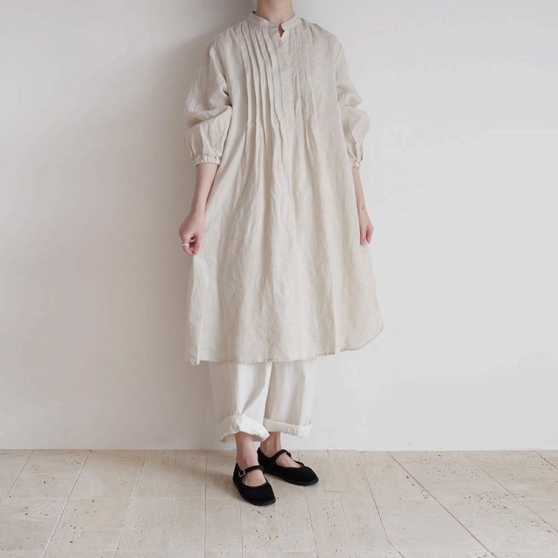 新品】フォグリネンワーク fog linen work : MIO DRESS ミオワンピース ...