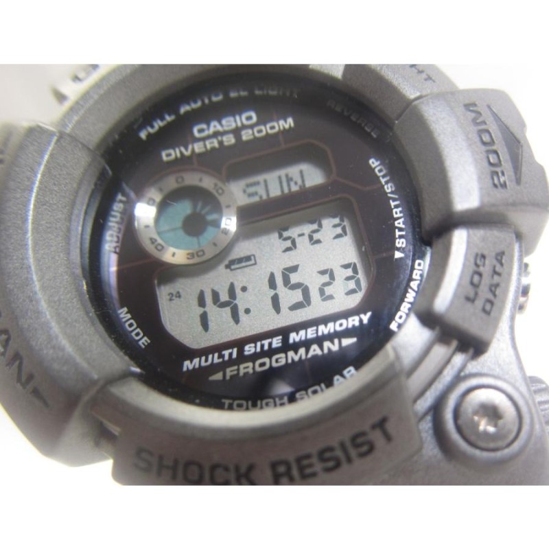 CASIO カシオ G-Shock GW-200S-8JF FROGMAN メンズ ソーラークォーツ 腕時計 □UA8480 | LINEショッピング