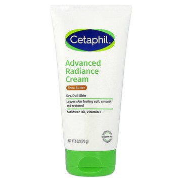 Cetaphil, 乳木果油高級舒緩霜，持續乾燥、敏感肌膚，6 盎司（170 克）