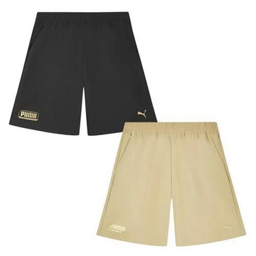 Puma 短褲 男裝 風褲 黑/卡其 69445301/69445384
