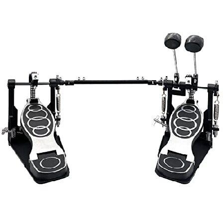 Double Bass Pedal, Chain Drum Pedals, Kick Pedal with Patch Suit for Set and Electronic Drums