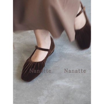 18至80 跨越年齡的美 | 法式高端線立體褶皺女式瑪麗珍芭蕾舞單鞋