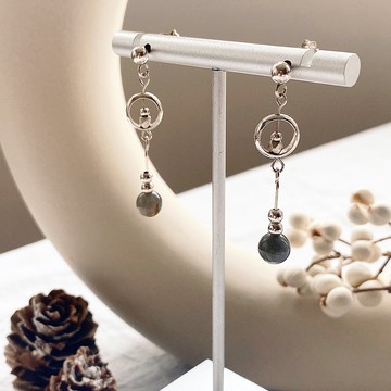 拾銀 | 時間旅行純銀耳環 | 可改夾式