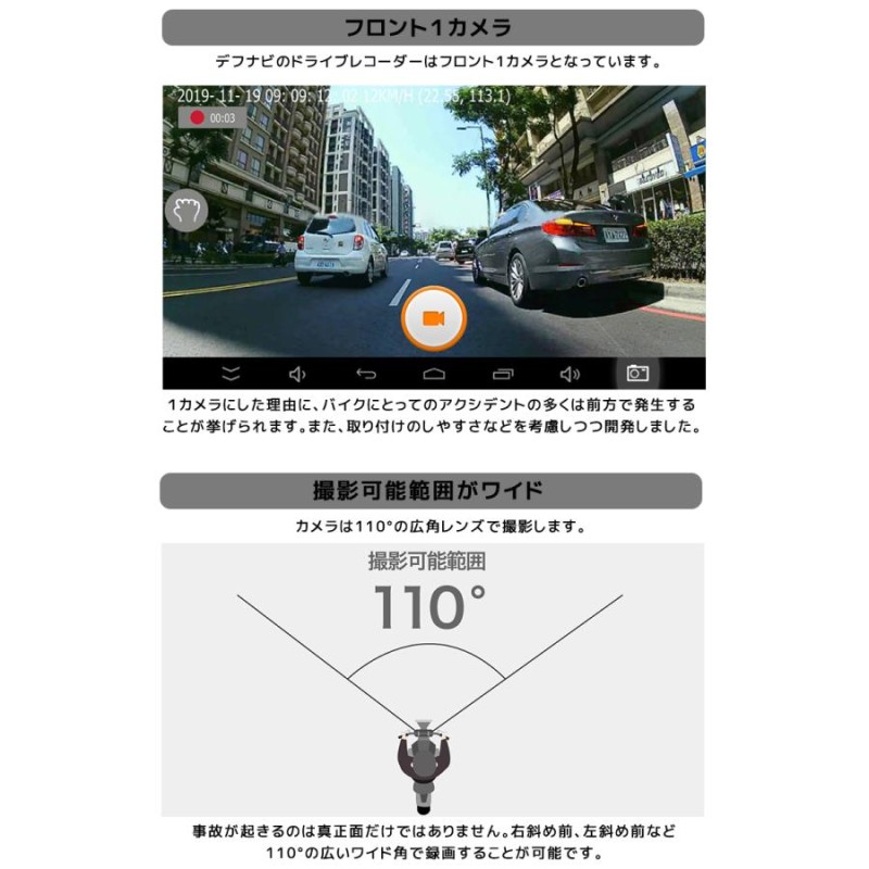 デフナビ DEF NAVI ドライブレコーダー 防水タブレットナビ IPX7 防水 ドラレコ GPS機能 事故記録 衝撃感知 緊急事故ロック  Gセンサー あおり運転 対策 送料無料 | LINEブランドカタログ