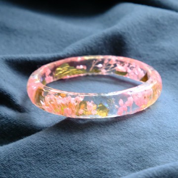【桃花源記】An Idyllic Land Real Flower Bracelet by ETPLANT