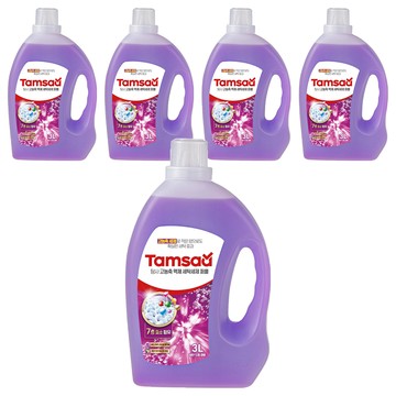 Tamsaa 高濃縮洗衣精  3L  5瓶