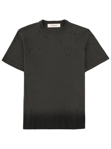 golden goose logo print t-shirt