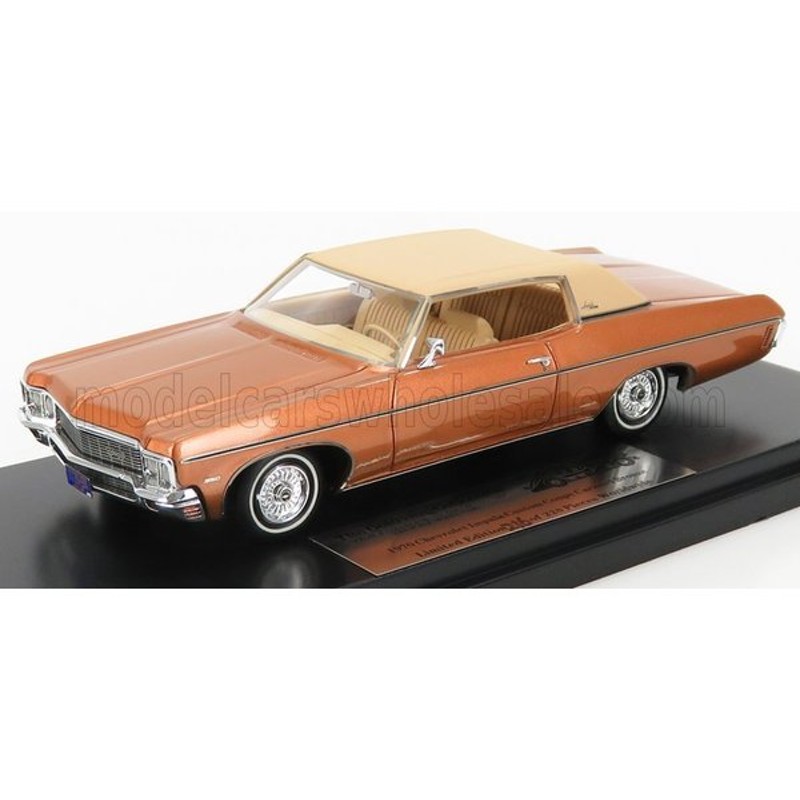 ミニカー アメ車 1 43 シボレー インパラ Goldvarg 1 43 Chevrolet Impala Custom Coupe 1970 Caramel Bronze Gc029a 通販 Lineポイント最大0 5 Get Lineショッピング