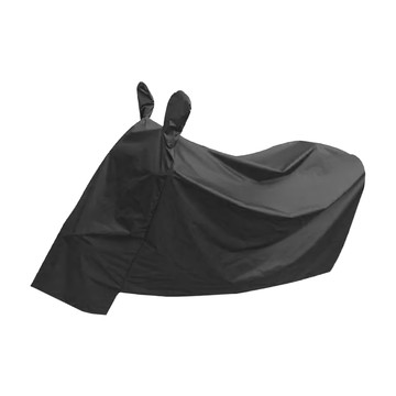 葉子小舖 防水機車套 有耳款  黑色  XL