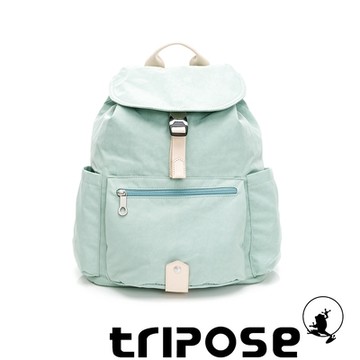 tripose MEMENTO微皺尼龍輕量後背包-大(薄荷綠)