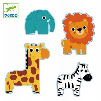 パズル 動物 幼児 知育玩具 おもちゃ ジェコ インザジャングル 2歳 子ども オモチャ ジェコ Djeco 通販 Lineポイント最大get Lineショッピング