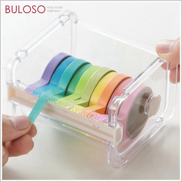 多用膠帶座膠帶切割器　辦公室 膠帶座 切割器 膠台 文具（不挑色 款）【A410125】【不囉唆】