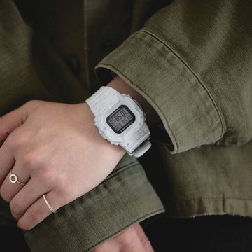 CASIO卡西歐 G-SHOCK GMS-S5600RT-7 大理石紋理太陽能腕錶 40.5mm